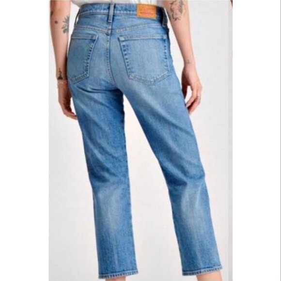 🎄NWOT Lucky Brand Candiani‎ Authentic Straight Crop Jeans Size 2/26 - Picture 5 of 13